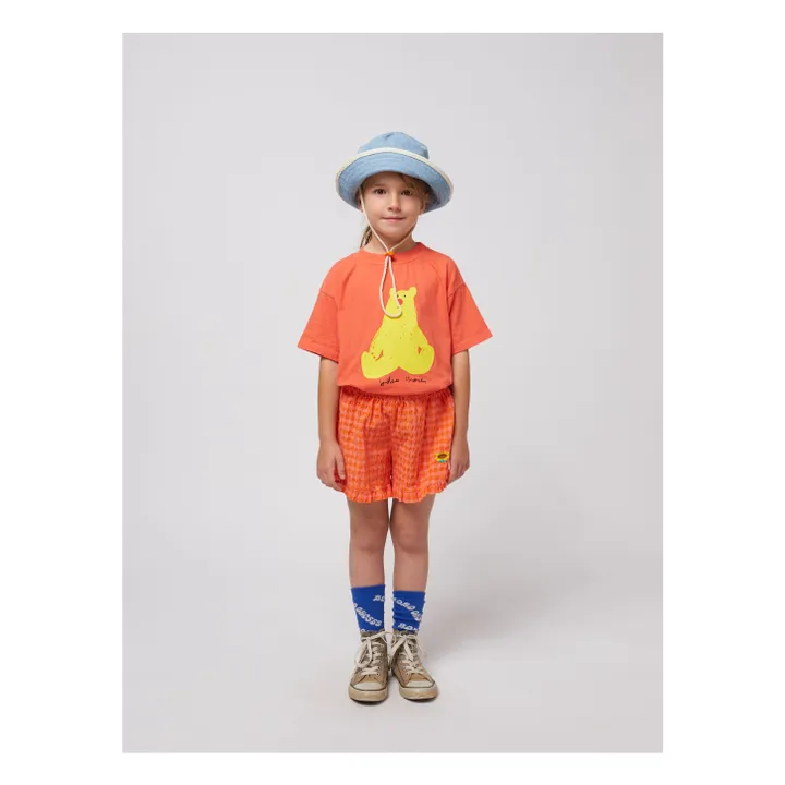 Short Vichy | Corail- Image produit n°1