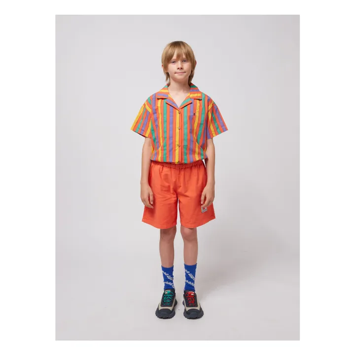 Short Coton Bio | Rouge- Image produit n°1