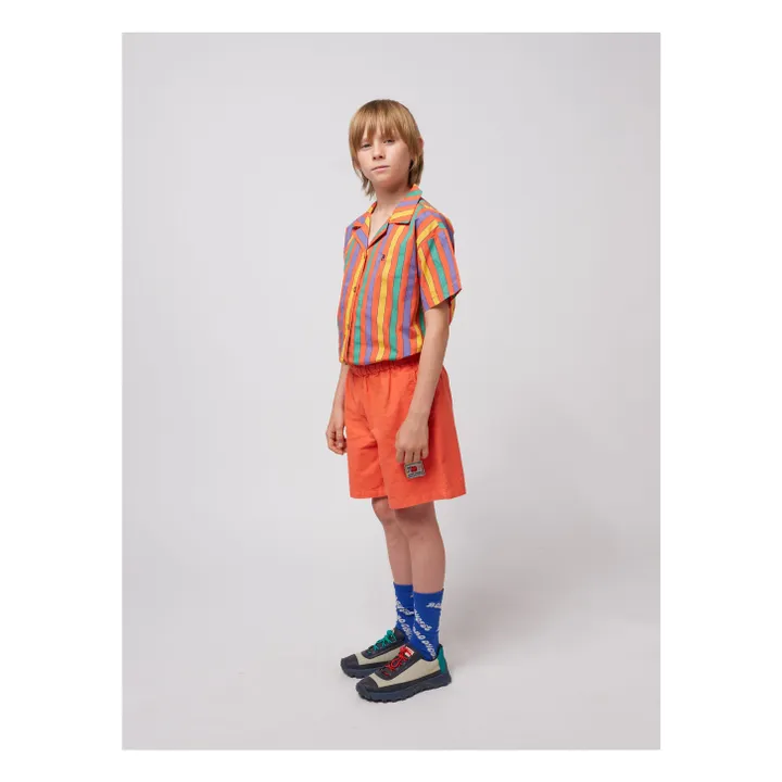 Short Coton Bio | Rouge- Image produit n°2