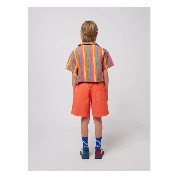 Short Coton Bio | Rouge- Image produit n°5