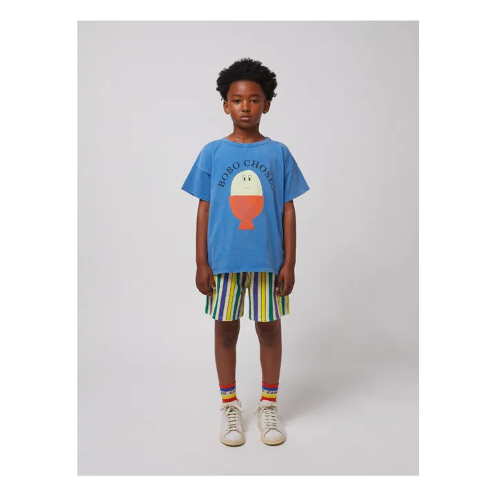Short Rayure Eponge Bio | Crème- Image produit n°1