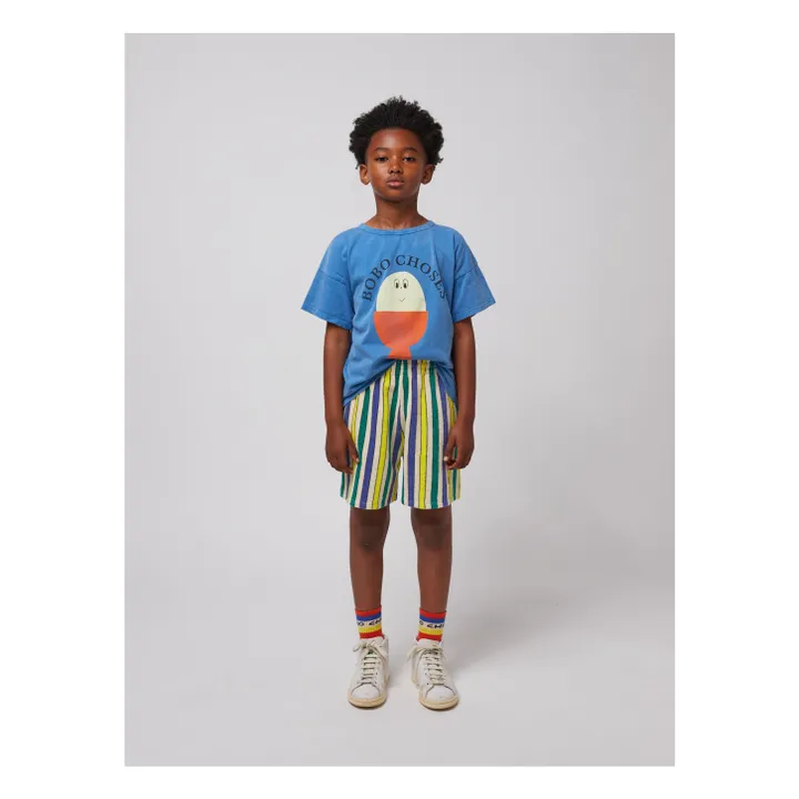 Short Rayure Eponge Bio | Crème- Image produit n°2