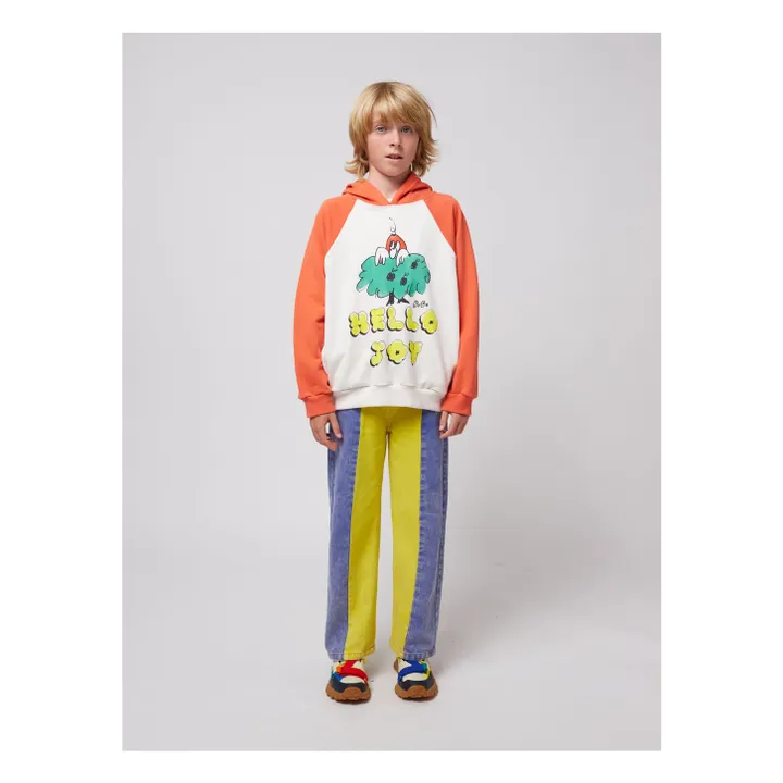 Hello Joy Hoodie Organic cotton | Red- Product image n°8