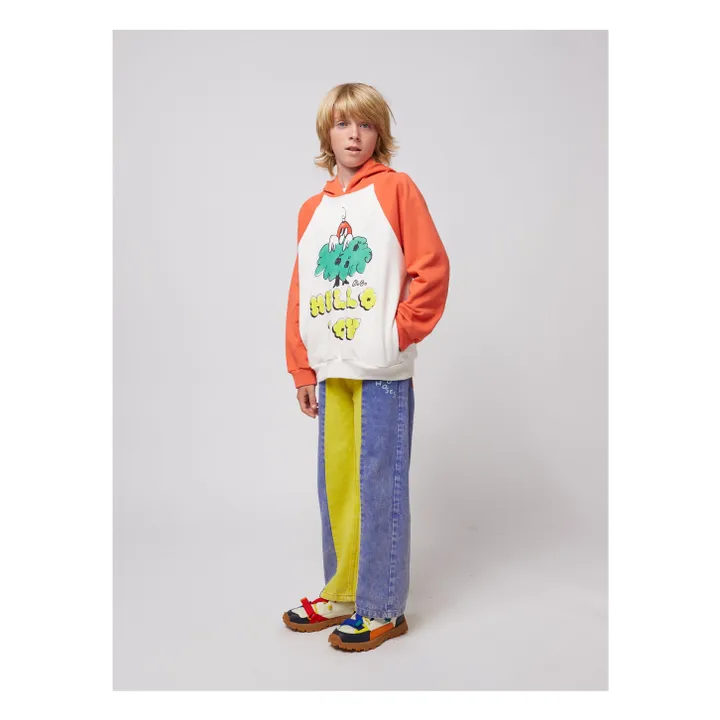 Hello Joy Hoodie Organic cotton | Red- Product image n°7