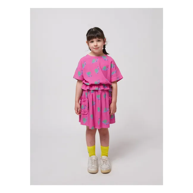 Snail blouse | Fuchsia