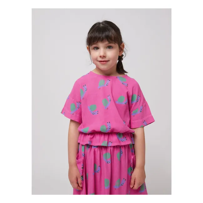 Snail blouse | Fuchsia