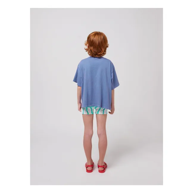 Organic Cotton Logo T-Shirt | Blue