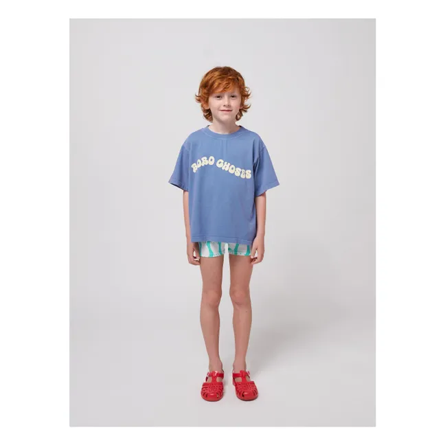 Organic Cotton Logo T-Shirt | Blue