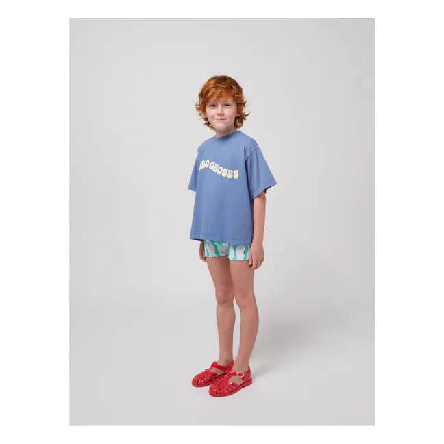 Organic Cotton Logo T-Shirt | Blue