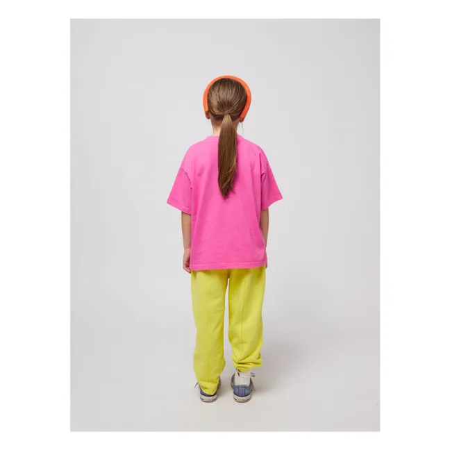 Organic Cotton Flower T-Shirt | Pink