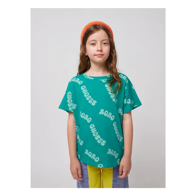 Recycled Fiber Logo T-Shirt | Green