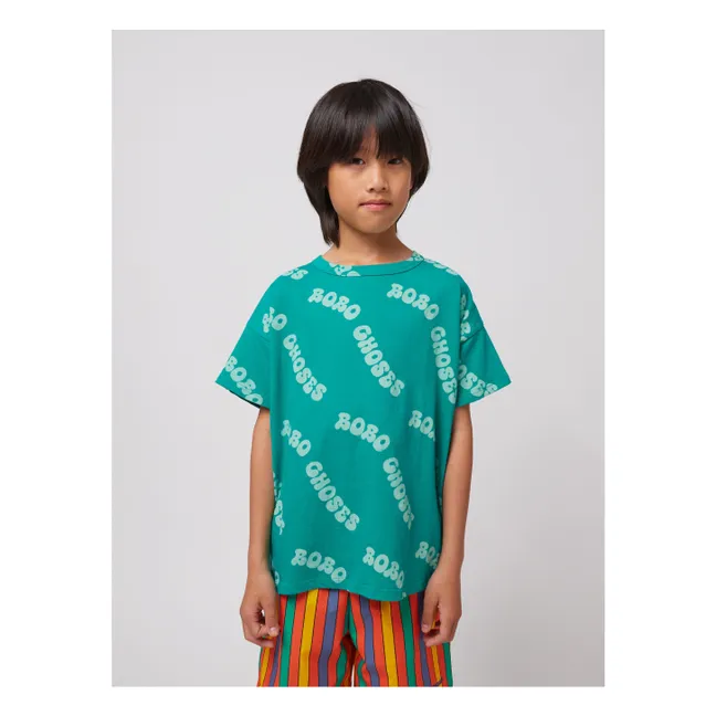 Recycled Fiber Logo T-Shirt | Green