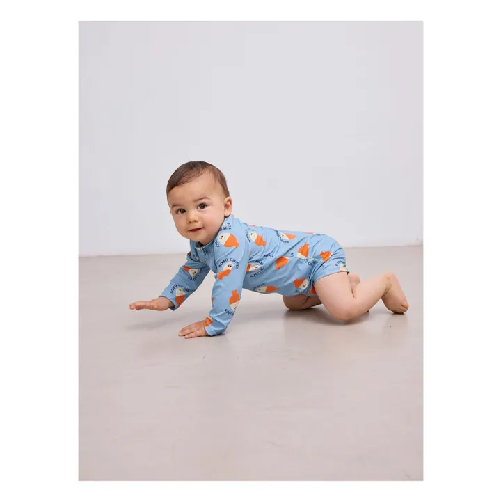 Combinaison de Bain Bobo Fibres Recyclées | Bleu- Image produit n°1