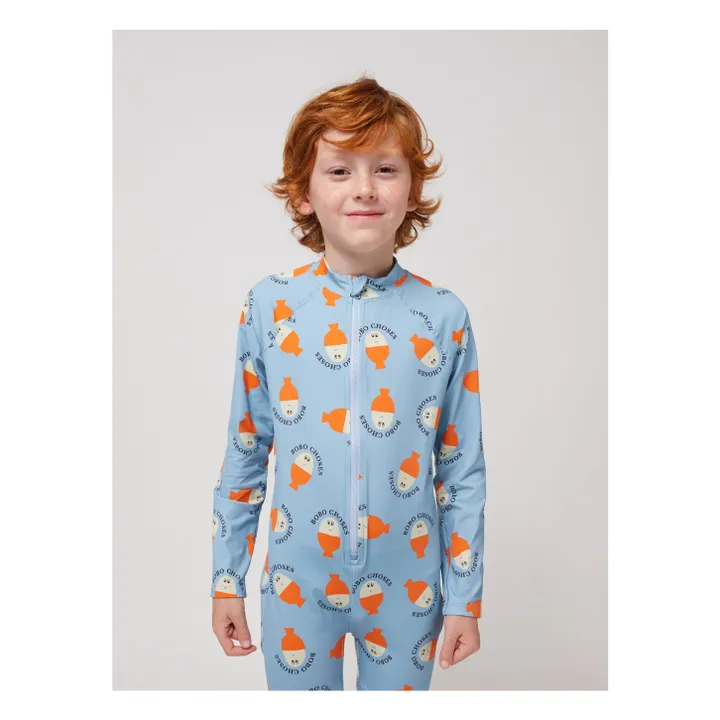 Combinaison de Bain Bobo Fibres Recyclées | Bleu- Image produit n°1