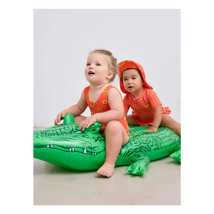 T-Shirt Anti-UV Vichy Fibres Recyclées | Corail- Image produit n°2