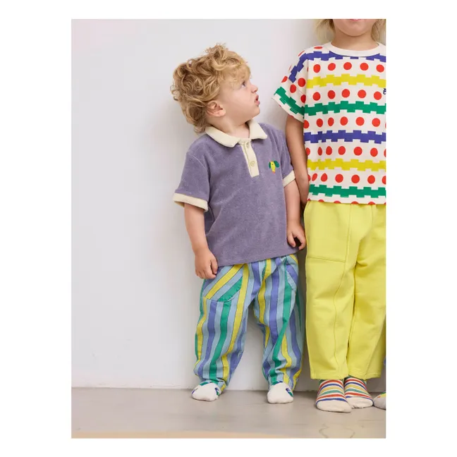 Pantalones vaqueros ligeros a rayas | Azul