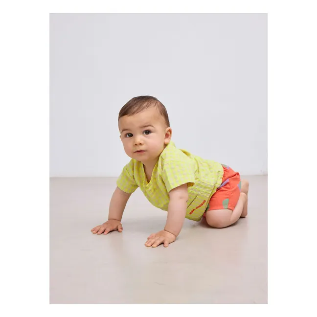 Shorts Schnecke Bio-Baumwolle | Rot