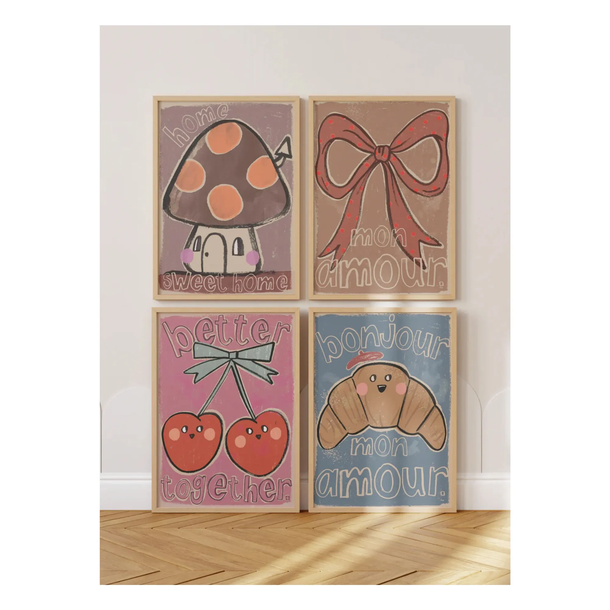 Large Mushroom poster | Brown- Product image n°3