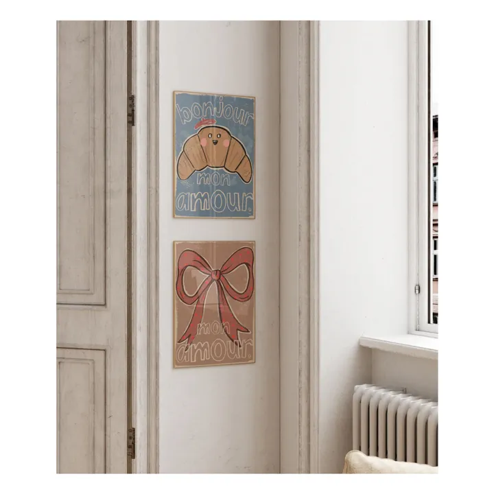 Large Bow poster | Ochre- Product image n°2