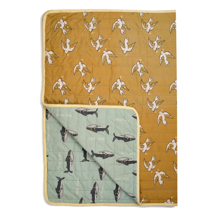 Studio Loco - Studio Loco - Couverture matelassée Bird/Whale