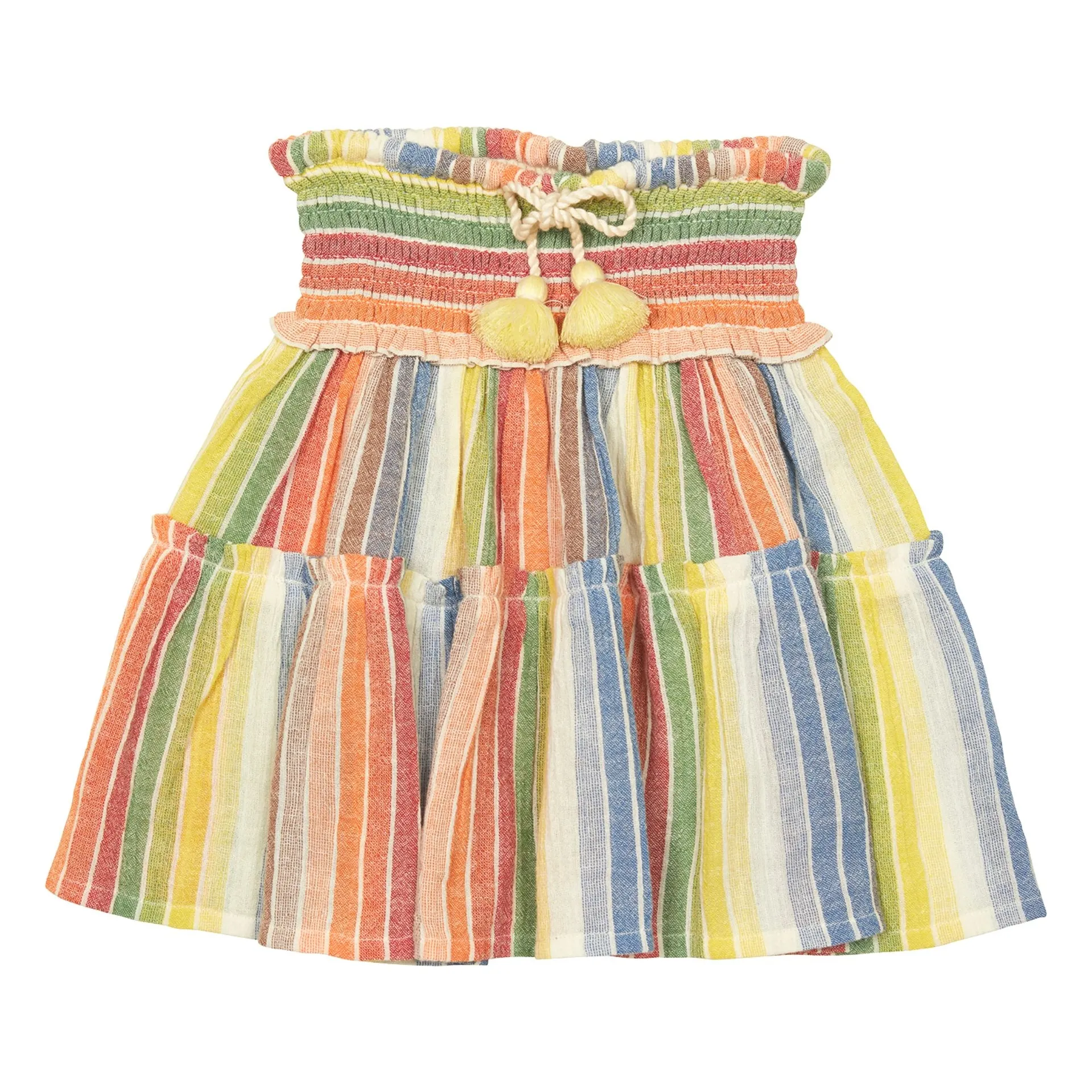 Sunchild Girls Yellow Striped Brasilito Skirt