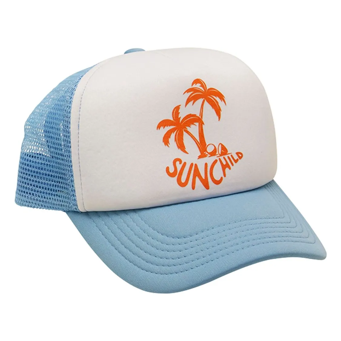 Casquette Trucker Plamtree | Bleu ciel- Image produit n°0