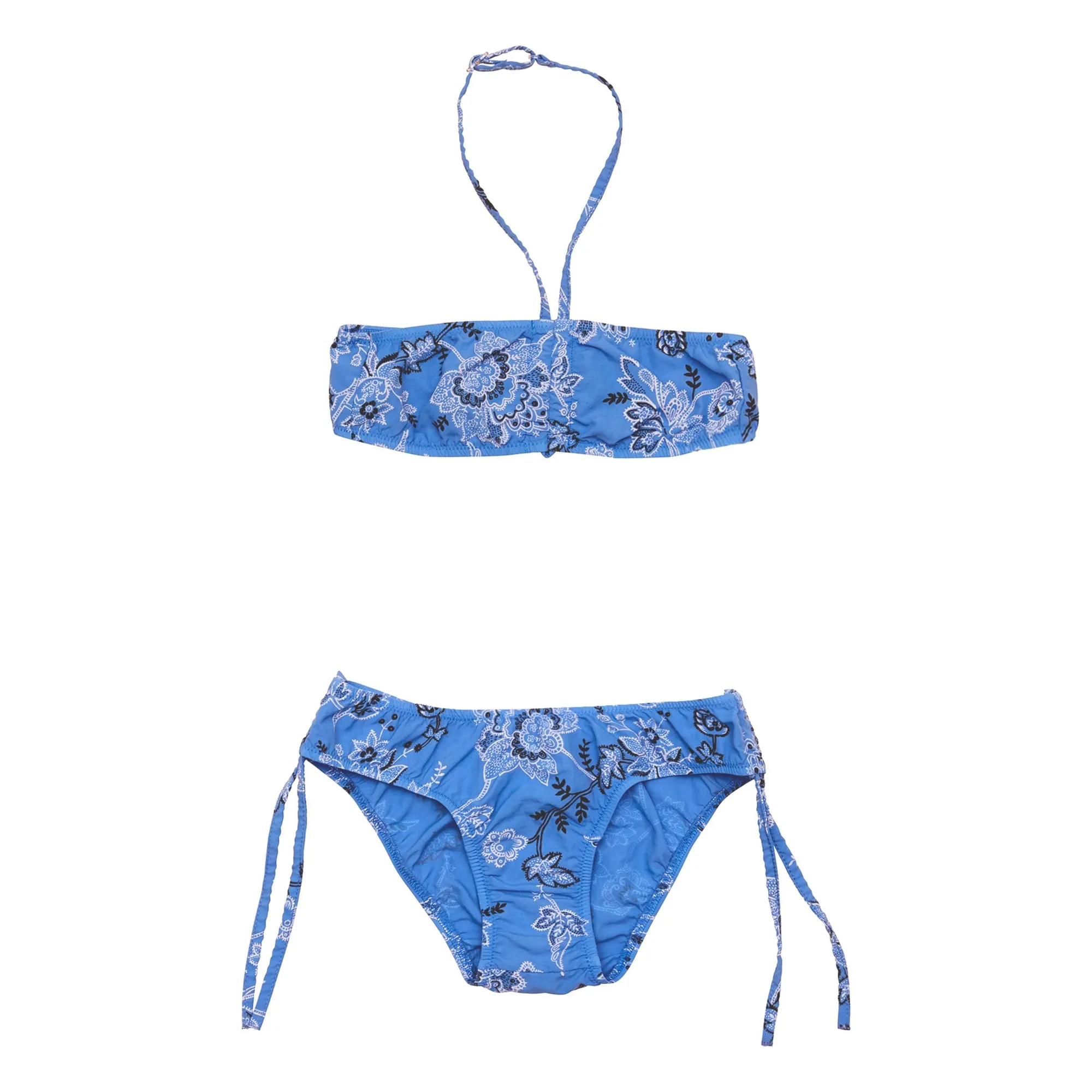 Sunchild Blue Marathi Bandana Swimsuit