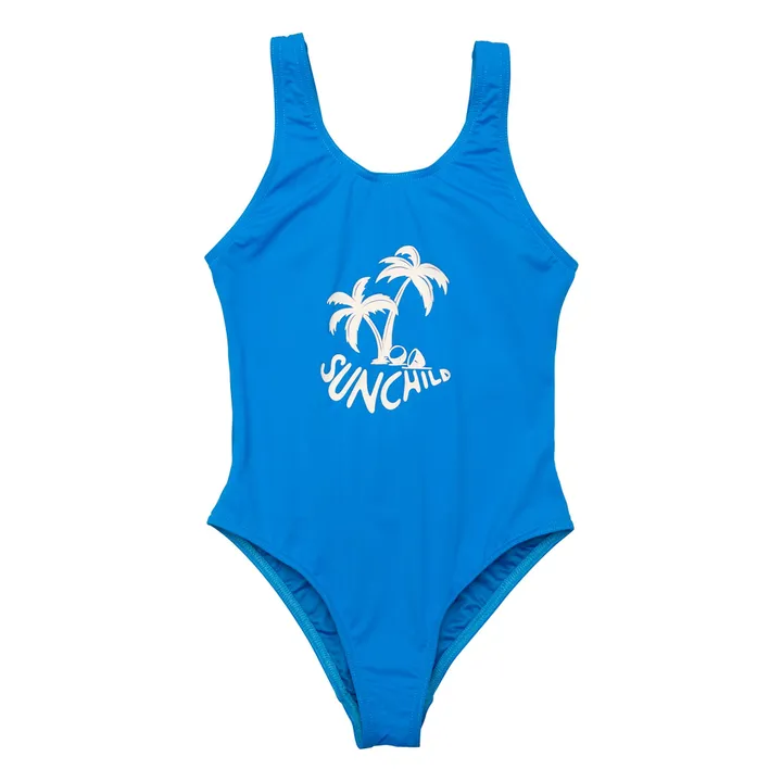 Maillot de Bain lou Palmtree | Bleu- Image produit n°0
