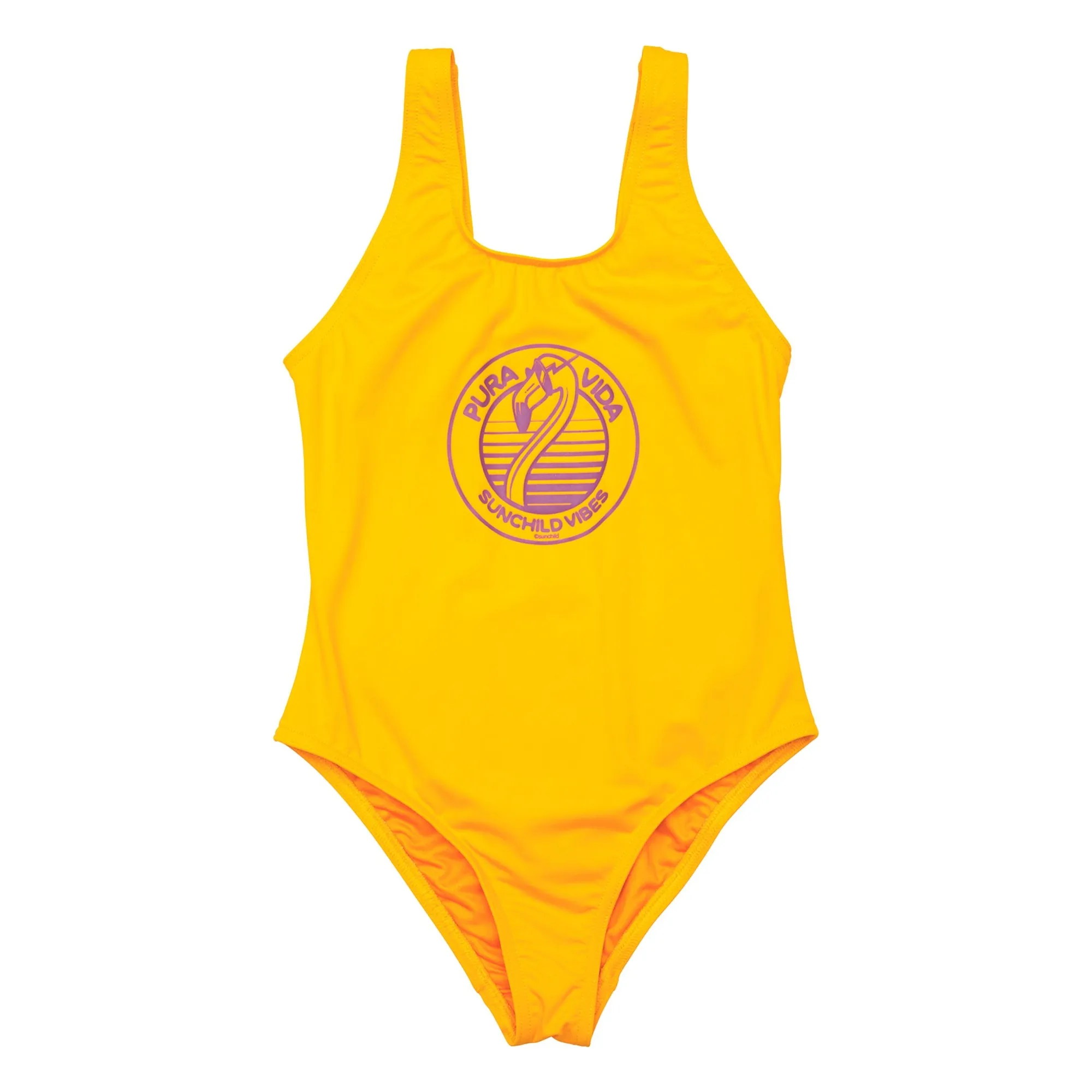 Sunchild Yellow Lou Flamingo Swimsuit