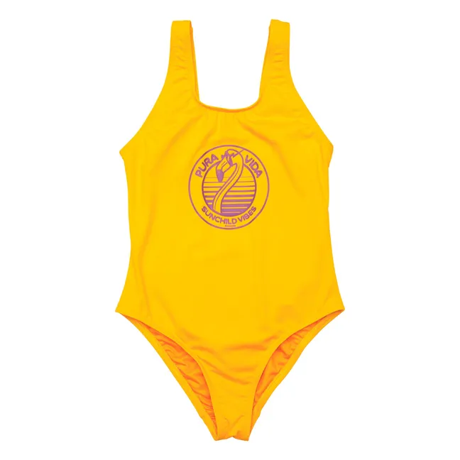 Lou Flamingo Swimsuit | Yellow