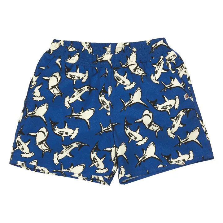 Short de Bain Guapi Shark | Bleu marine- Image produit n°0