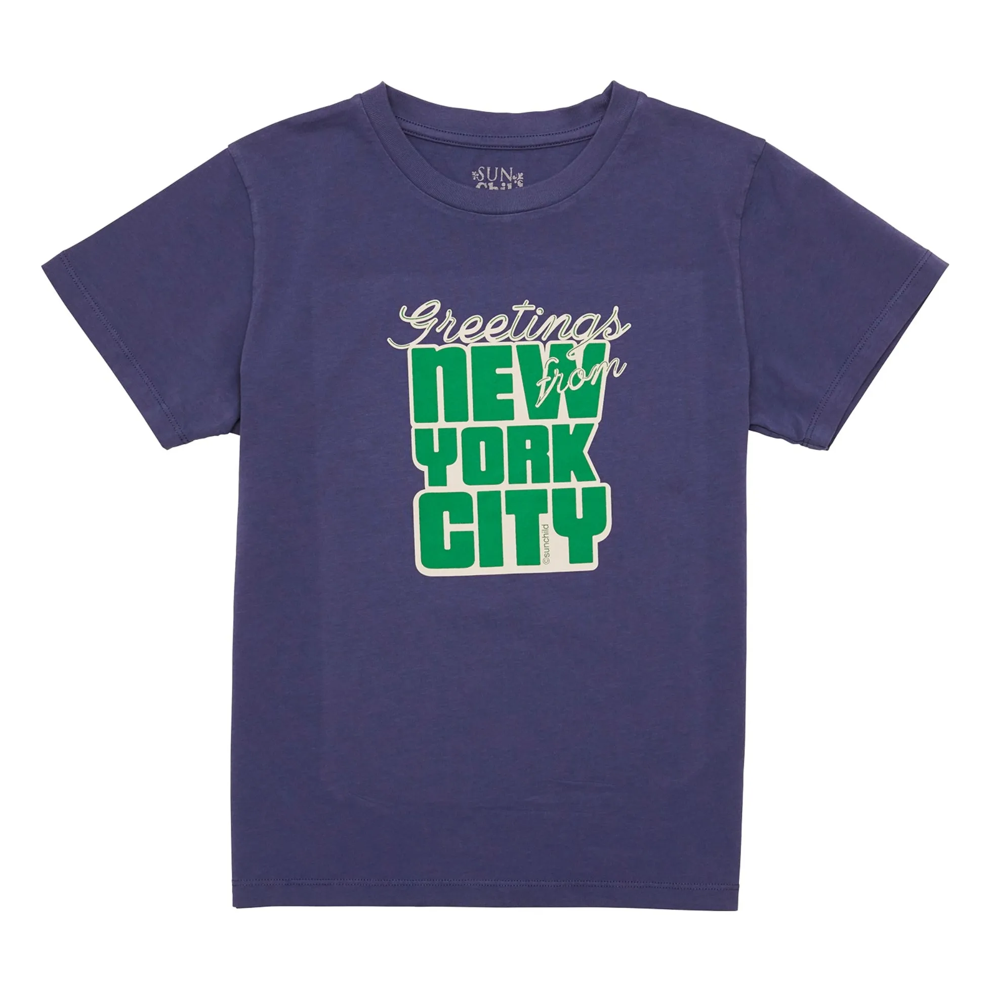 Sunchild Blue Greetings T-Shirt