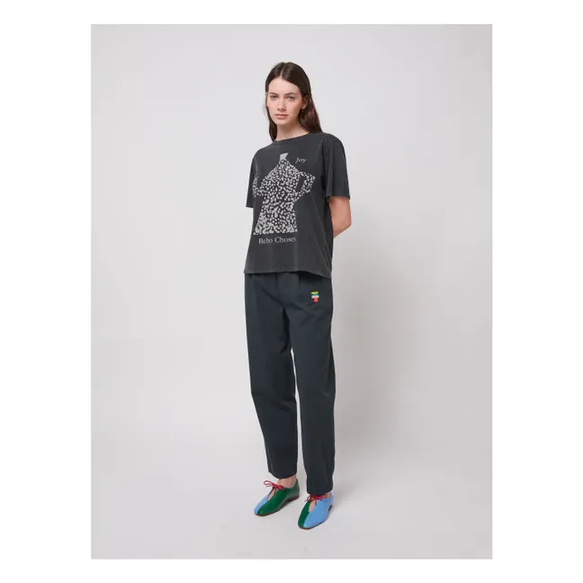 T-shirt Breakfast Coton Bio - Collection Femme | Gris anthracite