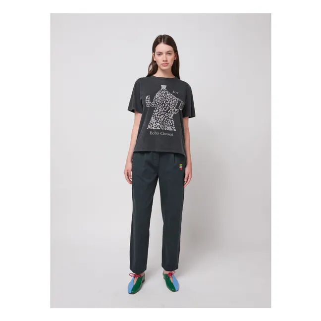 T-shirt Breakfast Coton Bio - Collection Femme | Gris anthracite