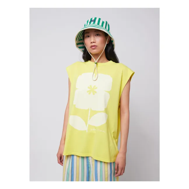 Bob a righe in cotone riciclato - Collezione donna | Verde