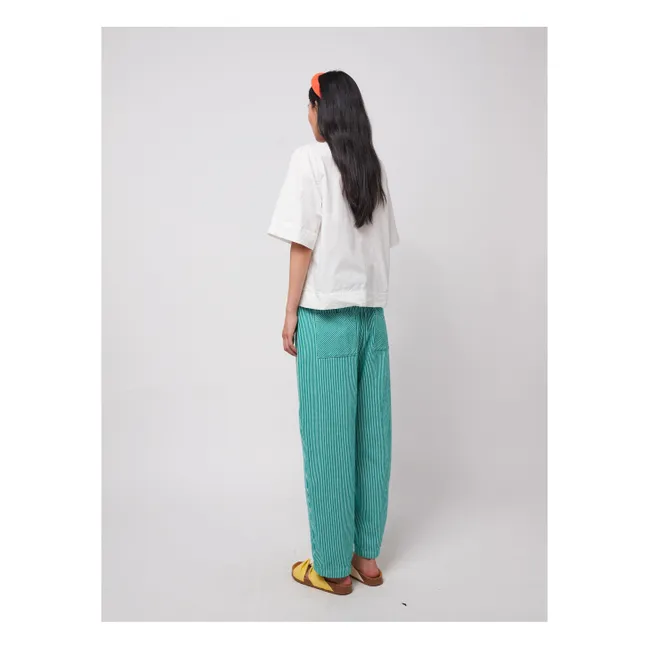 Blouse Garden Party Coton Bio - Collection Femme | Blanc