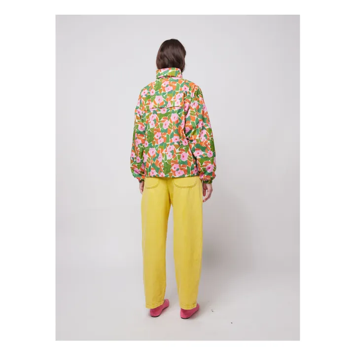 Coupe-vent Floral Fibres Recyclées - Collection Femme | Vert- Image produit n°8