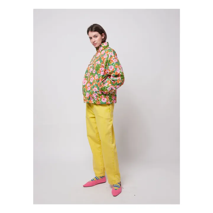 Coupe-vent Floral Fibres Recyclées - Collection Femme | Vert- Image produit n°7