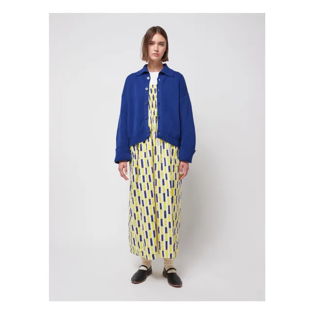 Cardigan Couple Fish Coton Bio - Collection Femme | Bleu marine
