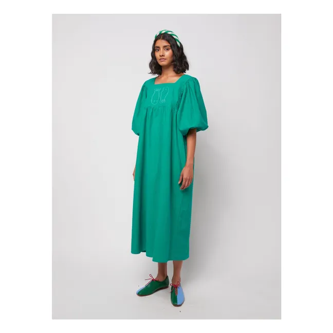 Couple Fish Dress Organic and Recycled Cotton - Women's Collection | Green