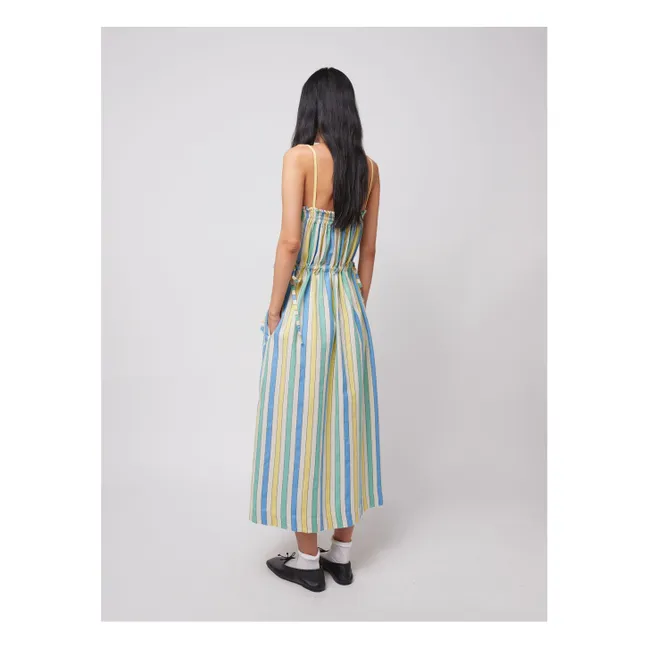Robe Rayures Coton Bio et Recyclé - Collection Femme | Bleu