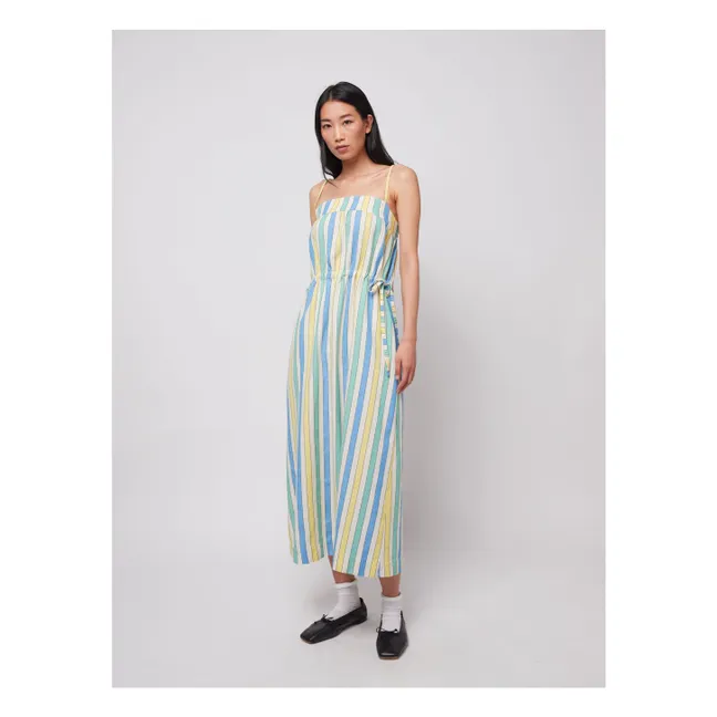 Robe Rayures Coton Bio et Recyclé - Collection Femme | Bleu