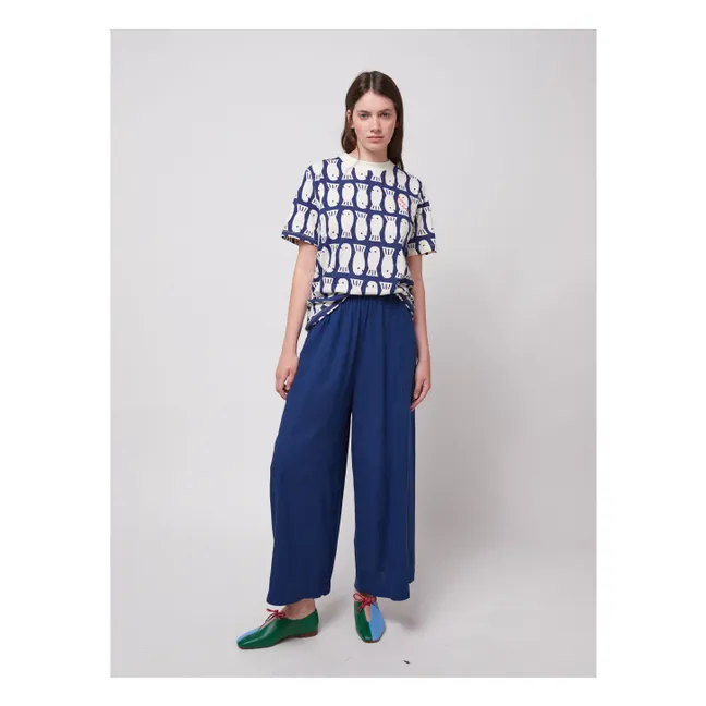 Pantalones Culotte - Colección Mujer | Azul Marino