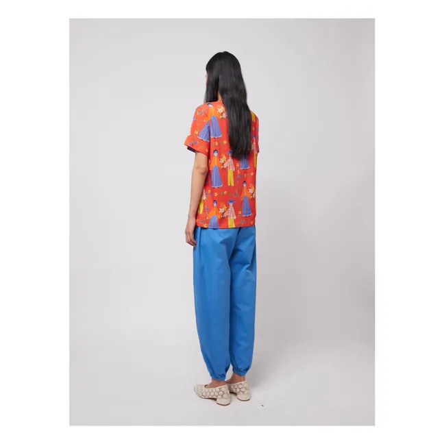 Jeans Jogger in cotone biologico - Collezione Donna | Azzurro