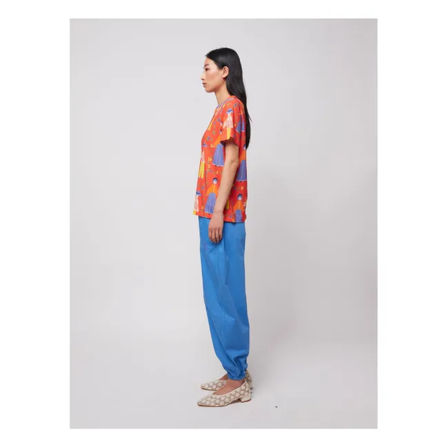 Jeans Jogger in cotone biologico - Collezione Donna | Azzurro