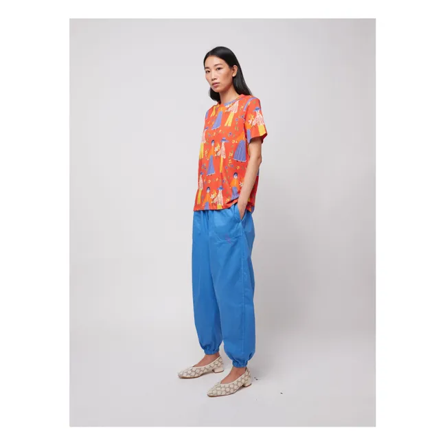 Jeans Jogger in cotone biologico - Collezione Donna | Azzurro
