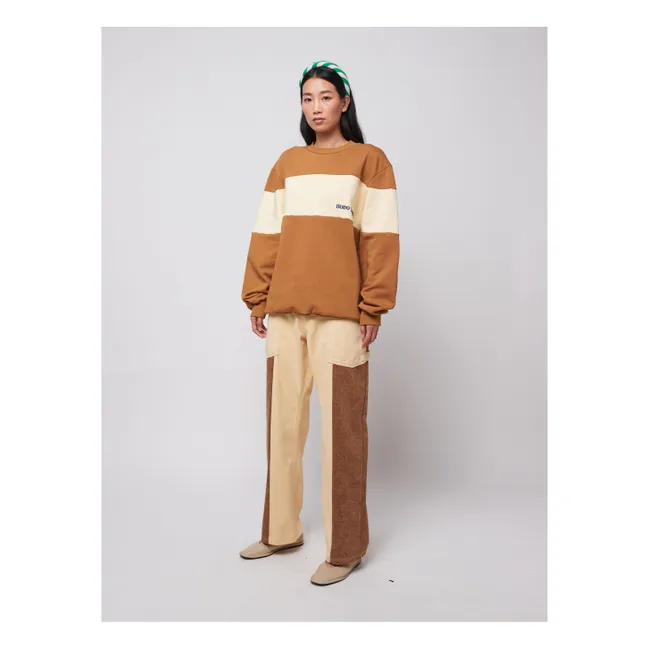 Jeans in cotone organico a blocchi di colore - Collezione Donna | Giallo chiaro