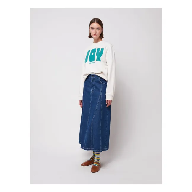 Jupe Flare Denim - Collection Femme | Bleu
