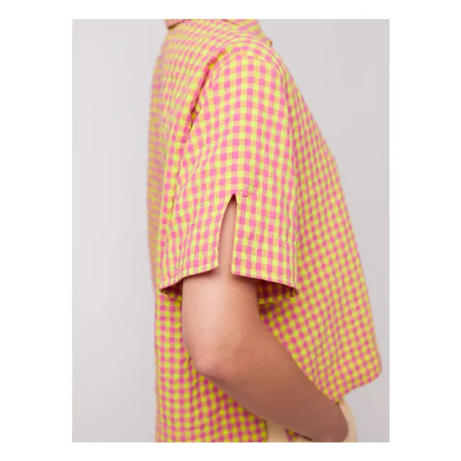 Vichy Blouse Recycled Fibers - Women's Collection | Pink