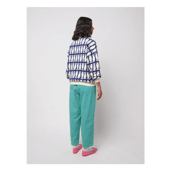 Lucky Fish Sweat Organic and Recycled Cotton - Women's Collection | Navy blue